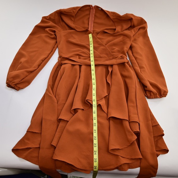 COSONSEN XS V-NECK DRESS - Picture 8 of 10